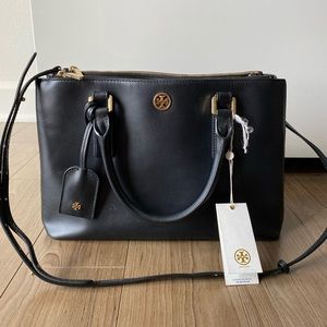 Tory Burch Robinson Mini Double Ziptote